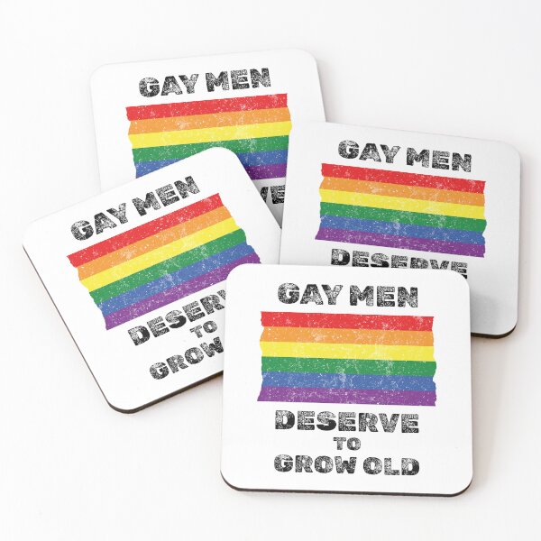 Item preview, Gay Men Deserve to Grow Old LGBT+ Gay Queer Pride designed and sold by absolutdesign.