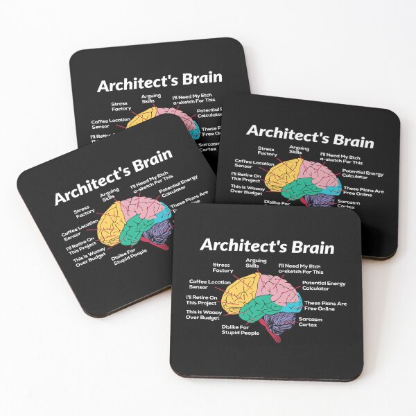 Item preview, Architect's Brain Architecture Students Gifts: Architectural Engineering, Funny Architect designed and sold by Adexyl.