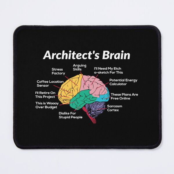 Item preview, Architect's Brain Architecture Students Gifts: Architectural Engineering, Funny Architect designed and sold by Adexyl.