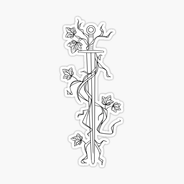 Sticker for Sale mit "Efeu-Schwert" von Arirain | Redbubble