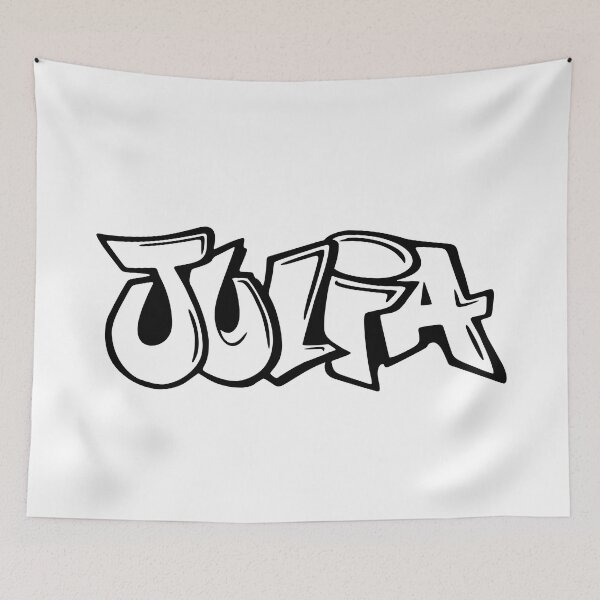 Item preview, Julia - Graffiti Name Design designed and sold by NameThatShirt.