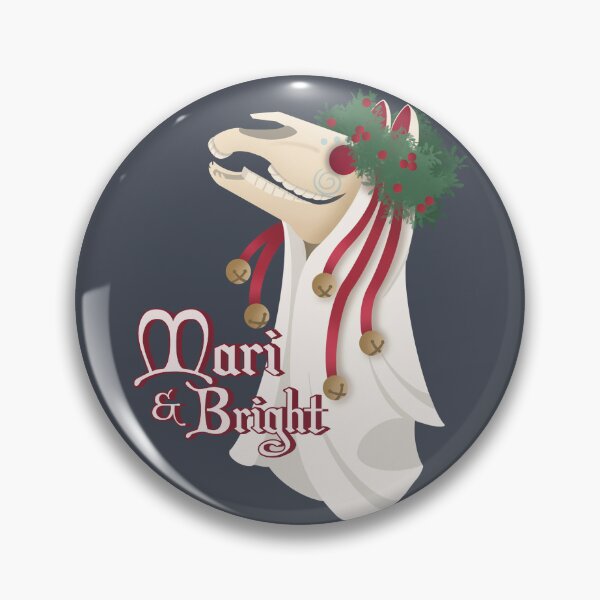 Item preview, Mari Lwyd "Mari y brillante" designed and sold by BritRankin.