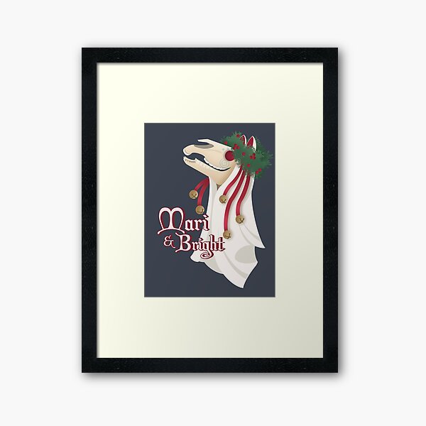 Item preview, Mari Lwyd "Mari & Bright" designed and sold by BritRankin.