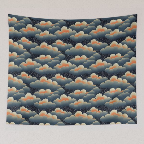 Item preview, Japanese Style Cloud Pattern I designed and sold by ARTIFLAVE.