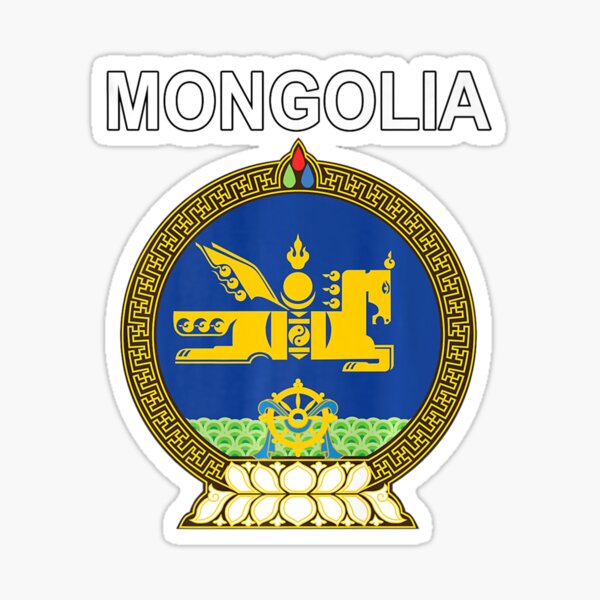 Aperçu de l'œuvre Armoiries nationales mongoles créée et vendue par buoyantgraduati.