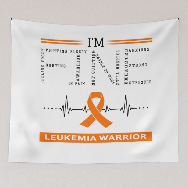 Item preview, I'm Fine Leukemia Warrior Support Leukemia Awareness Gifts designed and sold by rechardtee.