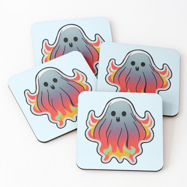 Item preview, Fire Ghostie designed and sold by TheFoxyWolfShop.