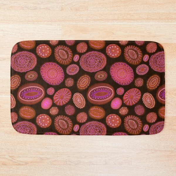 Item preview, Fantasy ethno seamless pattern red pink designed and sold by Milamara.