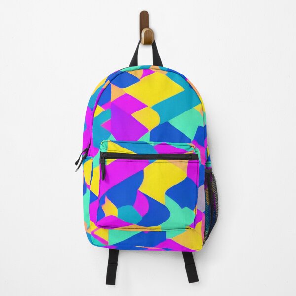 Item preview, Aesthetic Geometric Design in Neon Cyberpunk Colors designed and sold by Evolvity.