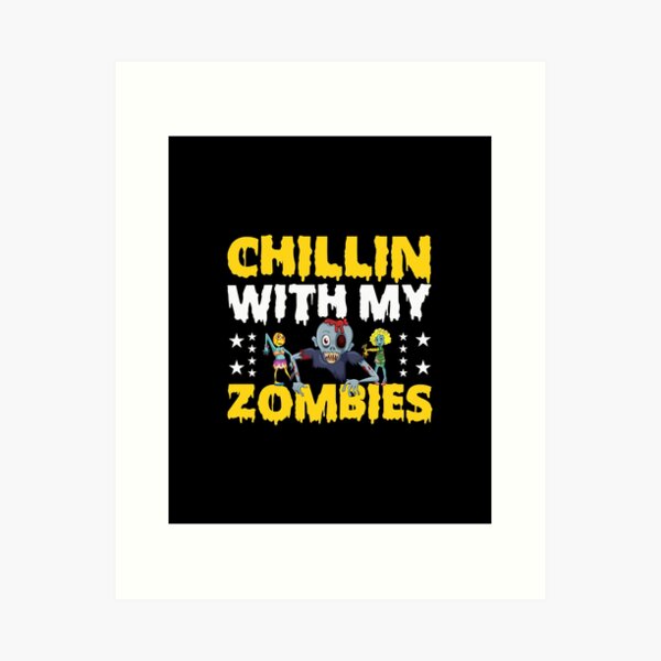 Item preview, Zombie In Graveyard - Chillin With My Zombies designed and sold by ImagesDesigns.