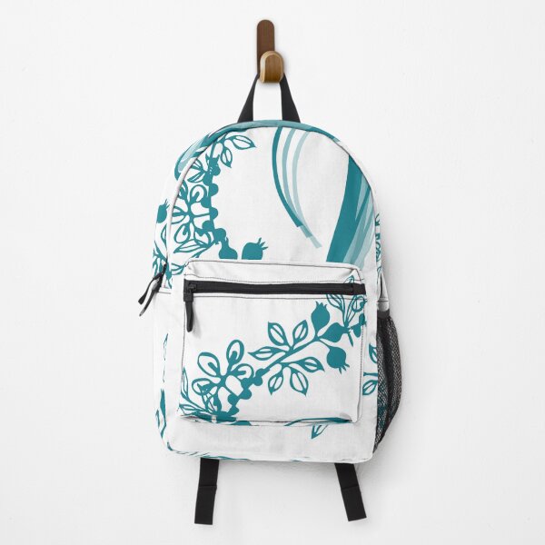 Item preview, Blue Floral Wreath Monogram W designed and sold by Coffee Lifestyle.