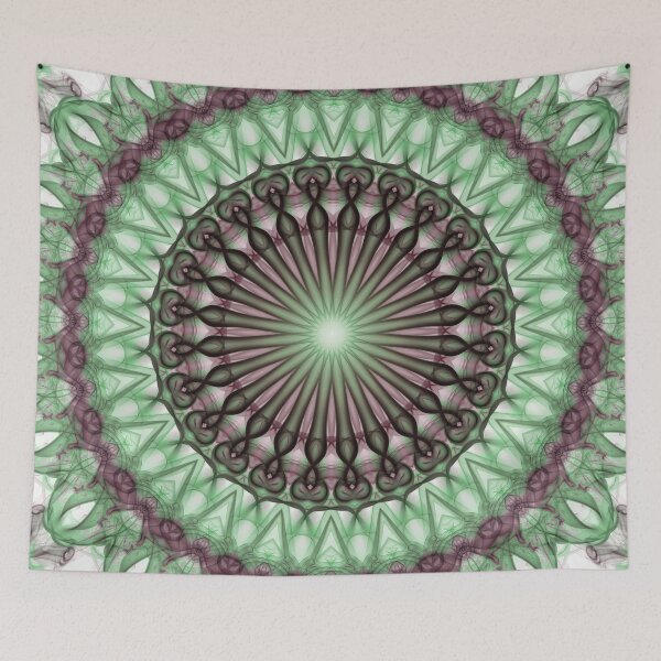 Item preview, Purple and green mandala designed and sold by JBlaminsky.