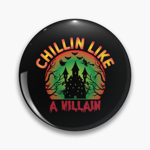 Item preview,  Chillin Like A Villain - Halloween - Haunted House  designed and sold by ImagesDesigns.