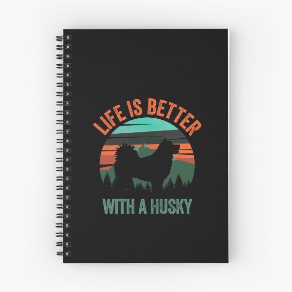 Item preview, Life Is Better With A Husky Vintage Dog Gift  designed and sold by Guarddogdrive.