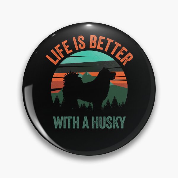 Item preview, Life Is Better With A Husky Vintage Dog Gift  designed and sold by Guarddogdrive.