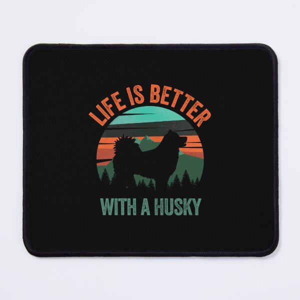 Item preview, Life Is Better With A Husky Vintage Dog Gift  designed and sold by Guarddogdrive.