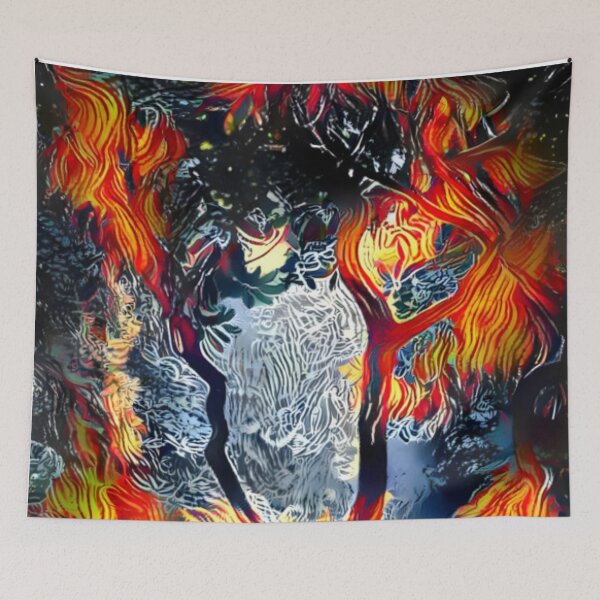 Item preview, Spooky Hellish Jungle designed and sold by Aestheticlanart.