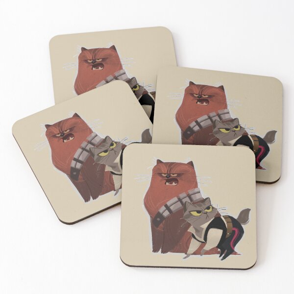 Item preview, CAT Solo and Chewba-CAT designed and sold by Rogue507.