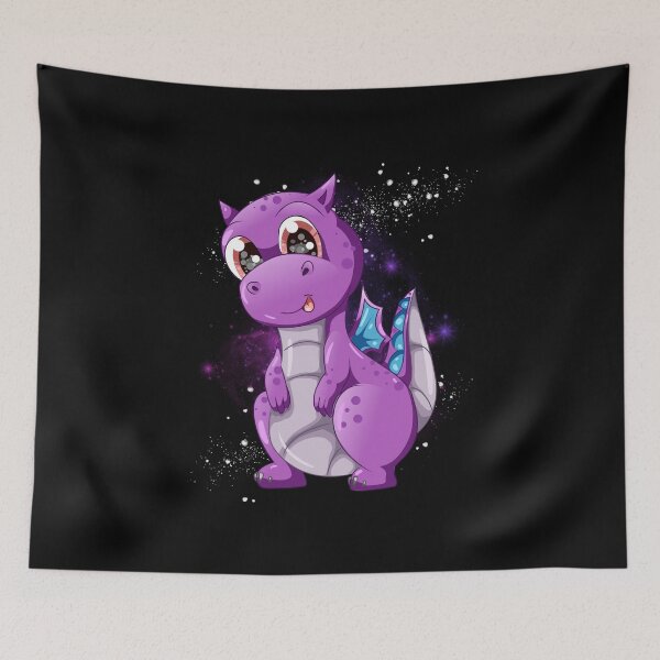 Item preview, Cute Purple Dragon designed and sold by The Love Quill.
