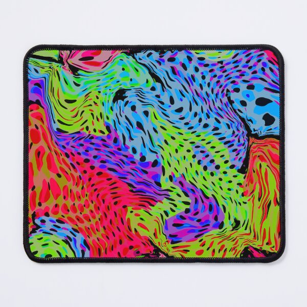 Item preview, Retro Psychedelic Leopard Swirls designed and sold by ArtFabric.