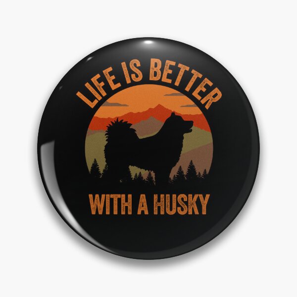 Item preview, Life Is Better With A Husky Vintage Country Dog Gift  designed and sold by Guarddogdrive.