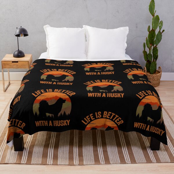 Item preview, Life Is Better With A Husky Vintage Country Dog Gift  designed and sold by Guarddogdrive.