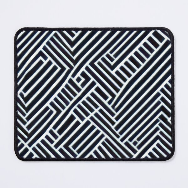 Item preview, Asymmetric Black Textures on a White Background designed and sold by NECHSTORE.