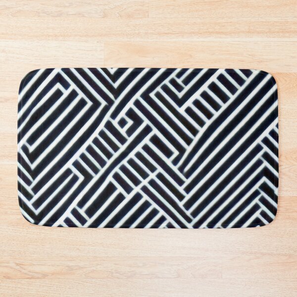 Item preview, Asymmetric Black Textures on a White Background designed and sold by NECHSTORE.