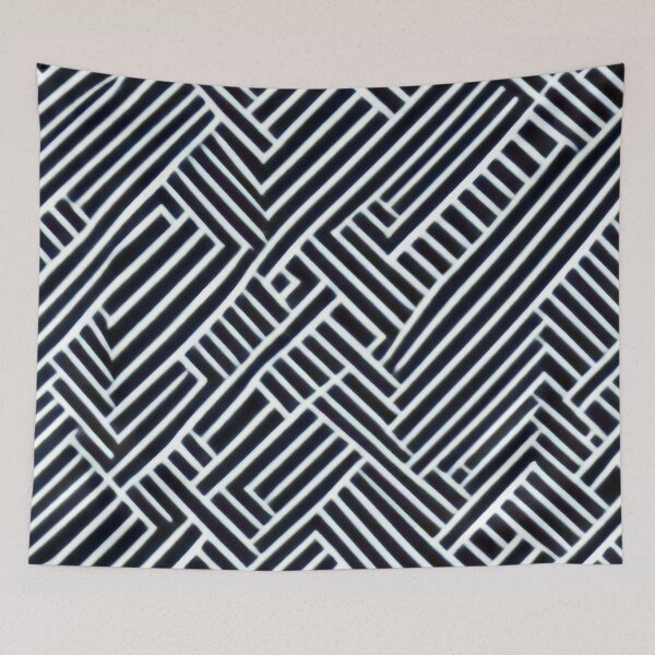 Item preview, Asymmetric Black Textures on a White Background designed and sold by NECHSTORE.