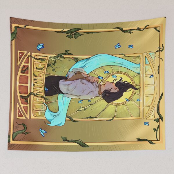 Item preview, Django in Art Nouveau  designed and sold by ColorfulandWild.