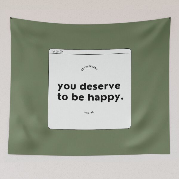 Item preview, you deserve to be happy  designed and sold by arzii.
