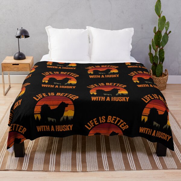 Item preview, Life Is Better With A Husky Vintage Country Dog Gift designed and sold by Guarddogdrive.