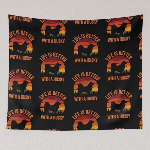 Item preview, Life Is Better With A Husky Vintage Country Dog Gift  designed and sold by Guarddogdrive.
