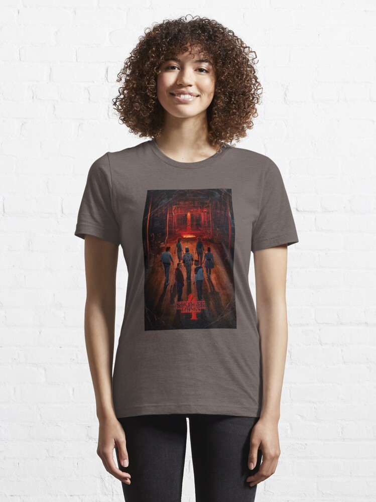 Discover Stranger Things 4 Group Grandfather Clock Poster | Essential T-Shirt 