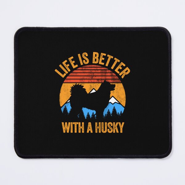 Item preview, Life Is Better With A Husky Vintage Distressed Dog Gift  designed and sold by Guarddogdrive.
