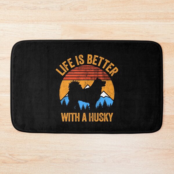 Item preview, Life Is Better With A Husky Vintage Distressed Dog Gift  designed and sold by Guarddogdrive.