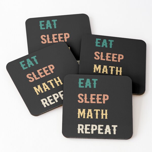 Item preview, Eat Sleep Math Repeat  designed and sold by Ela-Designer.