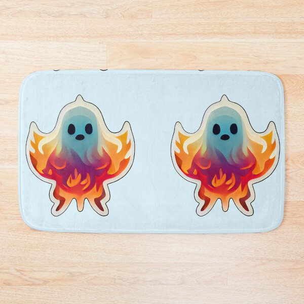 Item preview, Flaming phoenix Ghostie designed and sold by TheFoxyWolfShop.