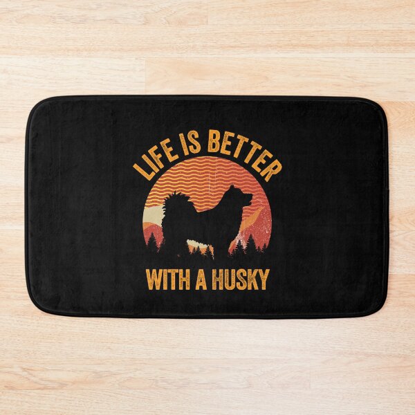 Item preview, Life Is Better With A Husky Vintage Distressed Dog Gift  designed and sold by Guarddogdrive.