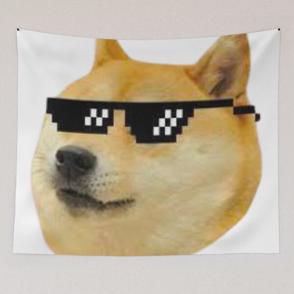 Item preview, Doge with sunglasses meme designed and sold by the-al-foil.