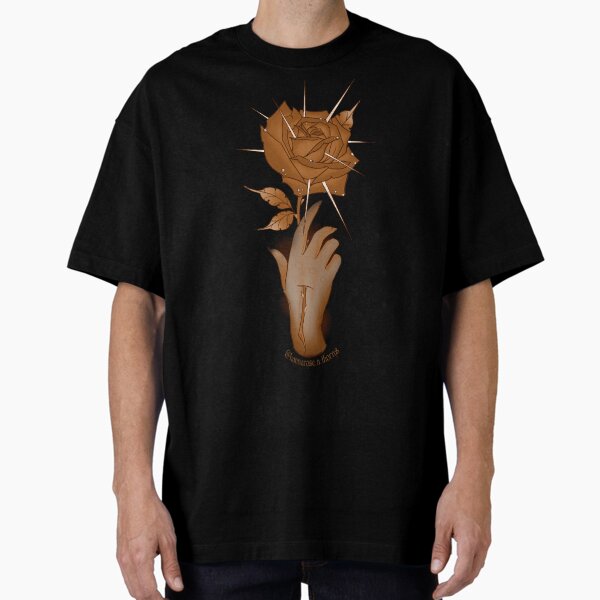 Rose and Thorns Oversized T-Shirt