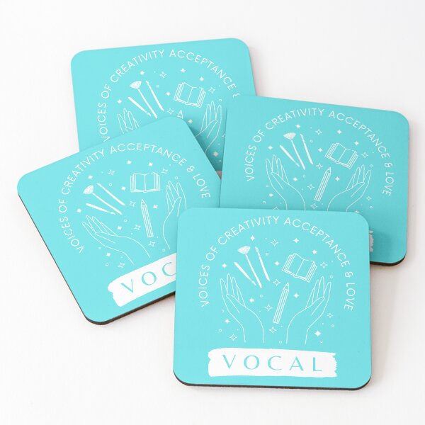 Item preview, VOCAL Teal Logo designed and sold by VOCALatHoward.