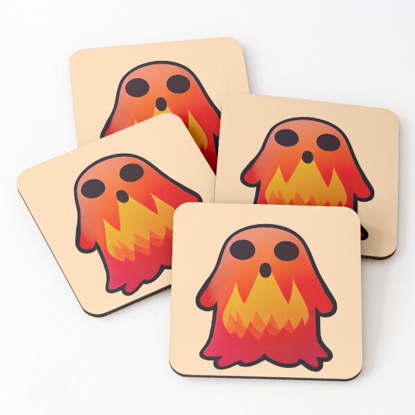 Item preview, Flame Spirit Ghostie designed and sold by TheFoxyWolfShop.