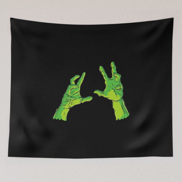 Item preview, Halloween Green Zombie Hand designed and sold by The Love Quill.