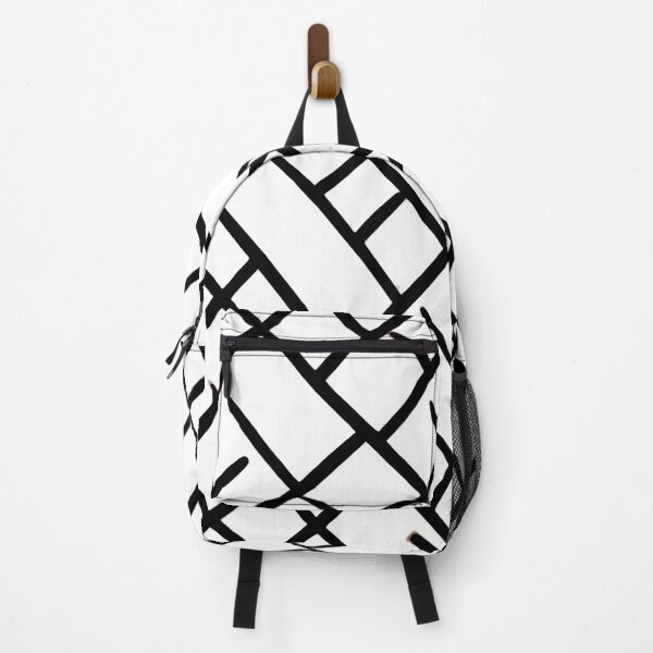 Item preview, Black Chaotic Squiggly Lines on a White Background designed and sold by NECHSTORE.