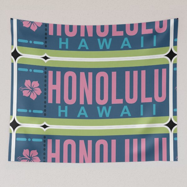 Artikelvorschau, Honolulu-Ticket entworfen und verkauft von JayJaxon.