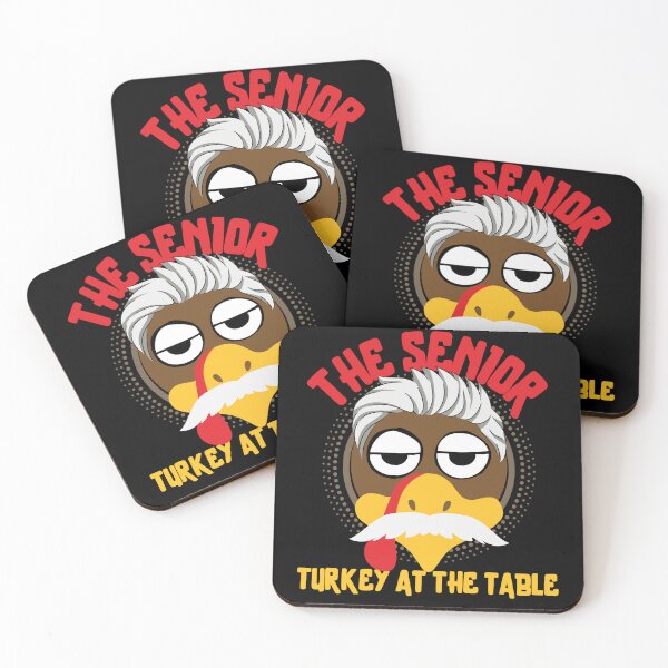 Item preview, The senior turkey at the table, funny family matching turkey design for thanksgiving dinner designed and sold by reka88.