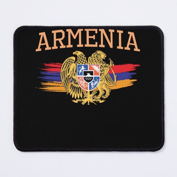 Item preview, Armenia Crest and Flag designed and sold by narekmug.