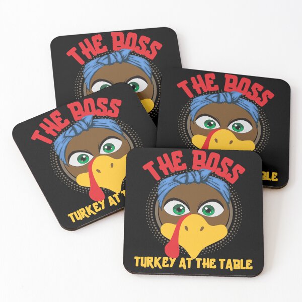 Item preview, The boss turkey at the table, funny family matching turkey design for thanksgiving dinner designed and sold by reka88.