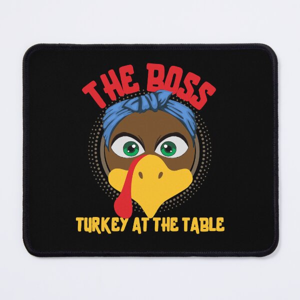 Item preview, The boss turkey at the table, funny family matching turkey design for thanksgiving dinner designed and sold by reka88.